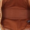 Sac cabas Hermes Toto Bag - Shop Bag en toile et cuir marron - Detail D2 thumbnail