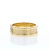 Open Cartier C de Cartier small model ring in yellow gold and diamonds - Detail D2 thumbnail