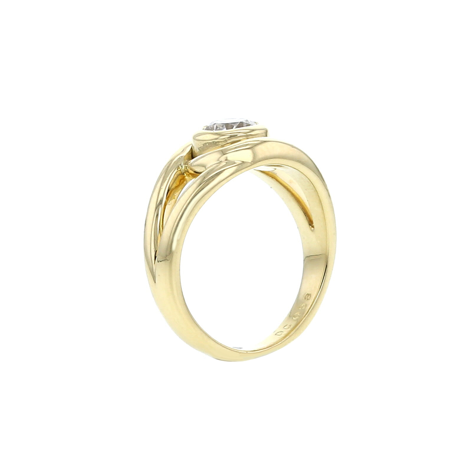 Cartier ring in yellow gold and diamond - Detail D4