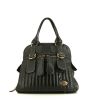 Handbag Chloé Bay in black leather - 360 thumbnail