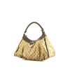 Sac à main Gucci Gucci Vintage en toile monogram beige et cuir marron - 00pp thumbnail