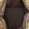 Borsa Gucci Gucci Vintage in tela monogram beige e pelle marrone - Detail D2 thumbnail