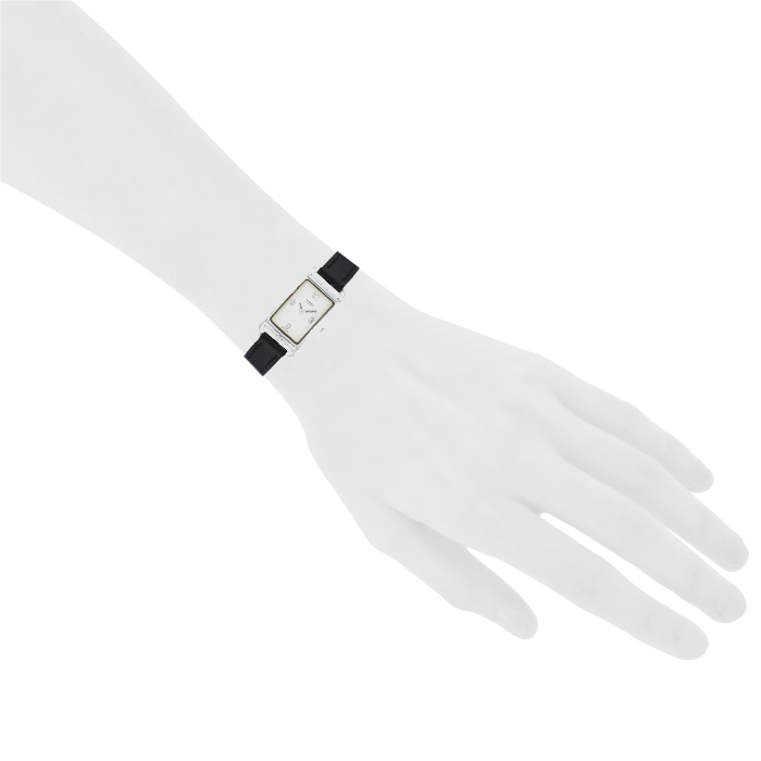 Hermès Cape Cod Nantucket watch in silver Ref:  NA1.250 Circa  1996 - Detail D1