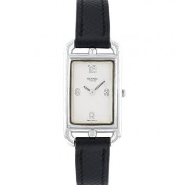 Hermès Cape Cod Nantucket watch in silver Ref:  NA1.250 Circa  1996
