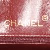 Chanel Vintage handbag in black quilted canvas and black leather - Detail D4 thumbnail
