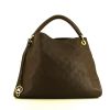 Louis Vuitton Arsty medium model handbag in taupe empreinte monogram leather - 360 thumbnail