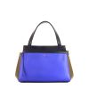 Celine Edge handbag in black, blue and taupe leather - 360 thumbnail
