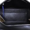 Bolso de mano Celine Edge en cuero negro, azul y color topo - Detail D3 thumbnail