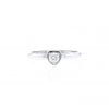 Anello solitario Cartier Diamant Léger in oro bianco e diamante - 360 thumbnail