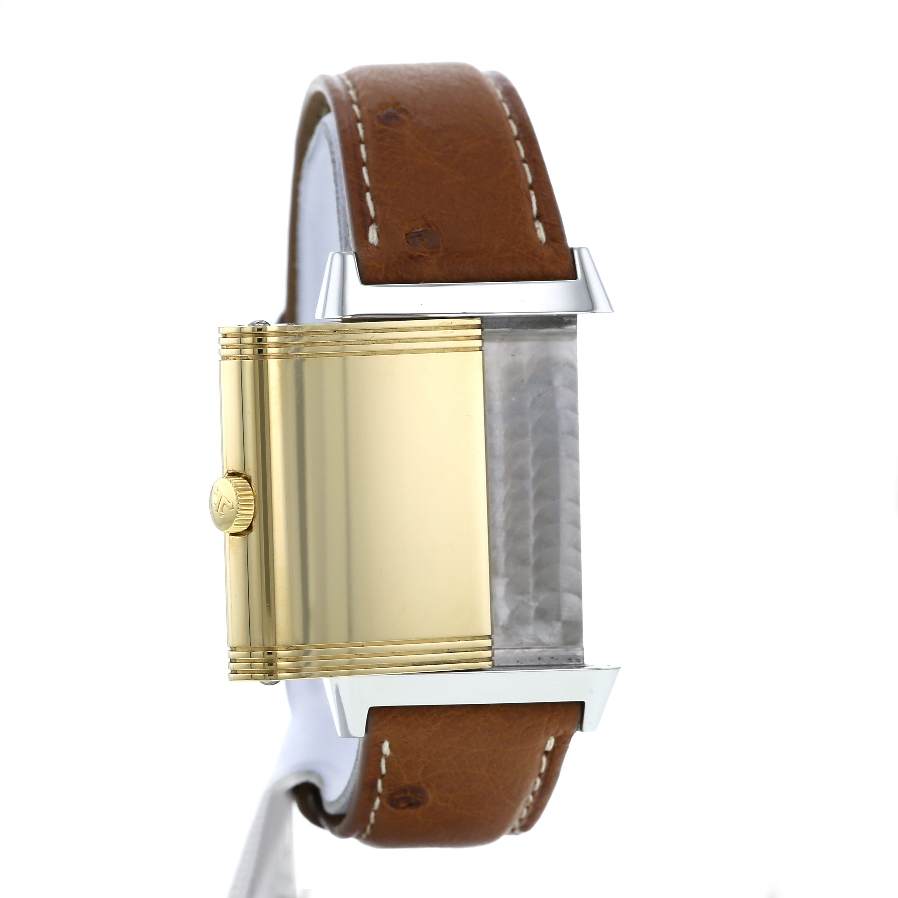 Montre Jaeger-LeCoultre Reverso Grande Taille en or et acier Ref :  270.5.62 Vers  2000 - Detail D3
