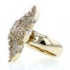 Pomellato Sirène ring in yellow gold,  moonstone and topaz - Detail D2 thumbnail