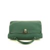 Hermes Kelly 40 cm handbag in malachite green togo leather - 360 Front thumbnail