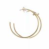 Cartier Juste un clou large model hoop earrings in pink gold and diamonds - Detail D3 thumbnail