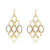 Articulated Pomellato Brera earrings in pink gold and diamonds - 00pp thumbnail
