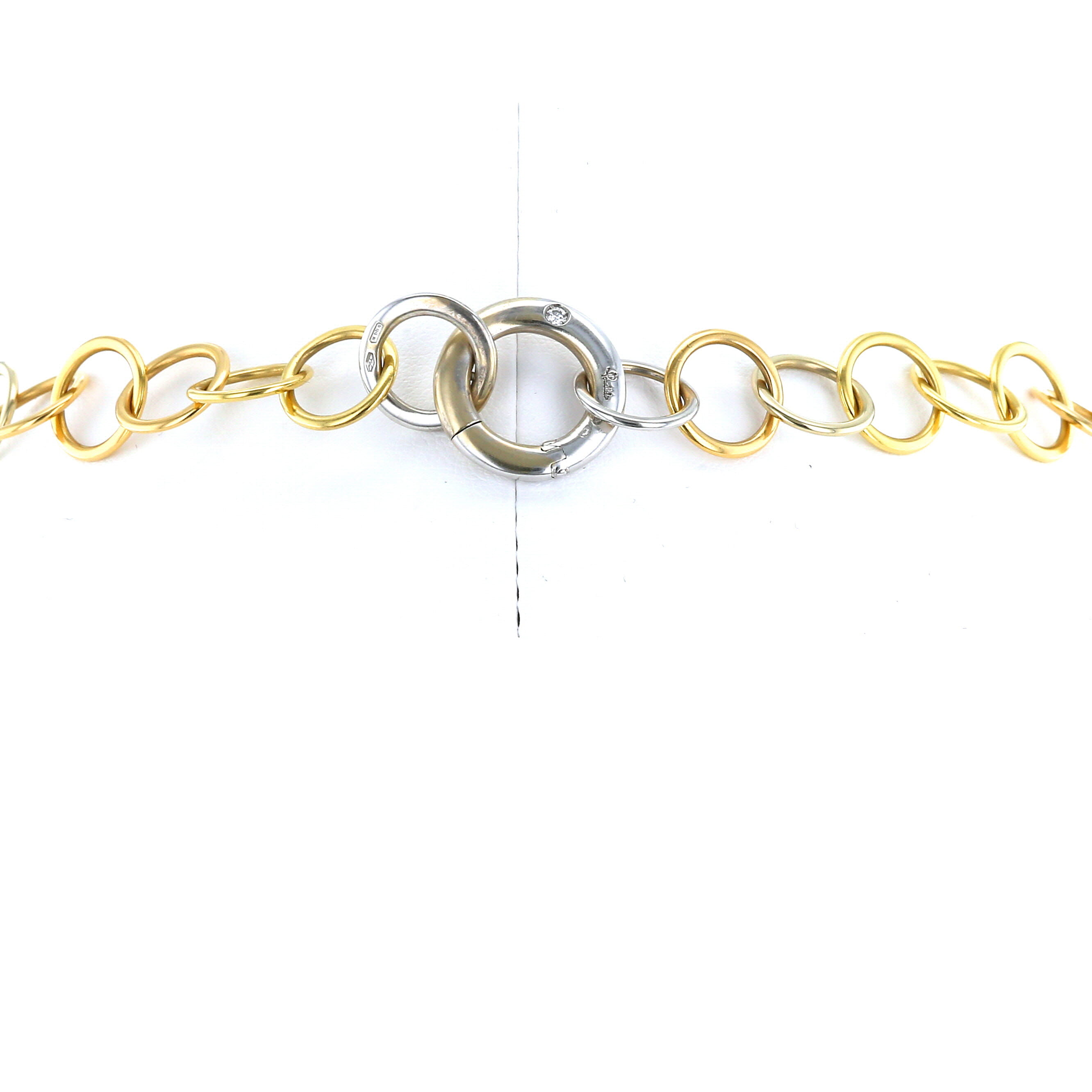 Collier Pomellato Lucciole en or jaune,  or blanc et diamant - Detail D3