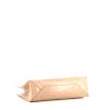 Shopping logo-print bag Balenciaga Cable in pelle beige rosato simil coccodrillo - Detail D4 thumbnail