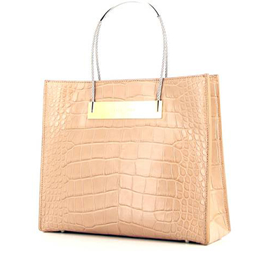 Balenciaga Cable shopping bag in rosy beige leather