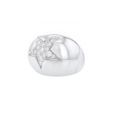 Bague Chanel Géode en or blanc et diamants