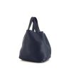 Hermes Picotin handbag in blue togo leather - 00pp thumbnail