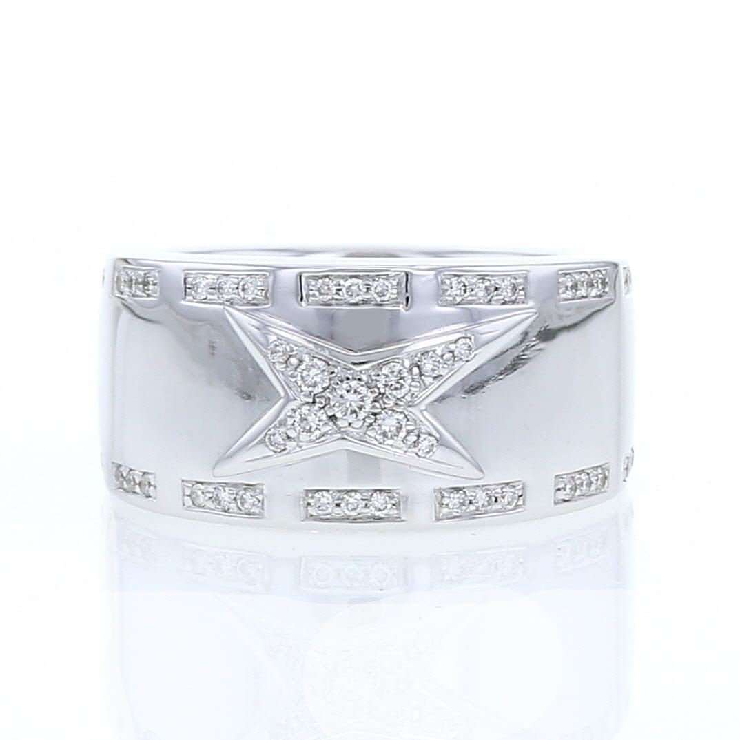 Anello Mauboussin Ma Vie in oro bianco e diamanti - Detail D1