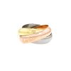 Cartier Trinity large model ring in 3 golds, size 52 - 00pp thumbnail