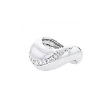 Anello Fred Mouvementée in oro bianco e diamanti