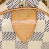 Louis Vuitton Speedy 30 handbag in azur damier canvas and natural leather - Detail D3 thumbnail