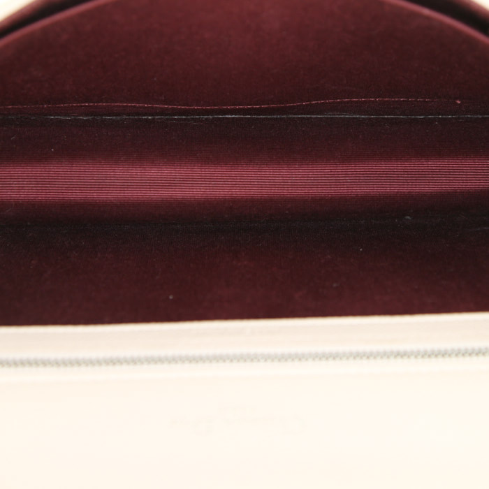 Dior Diorama shoulder bag in varnished pink grained leather - Detail D3