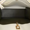 Sac à main Louis Vuitton Steamer Bag petit modèle en cuir vert-kaki beige et noir - Detail D3 thumbnail