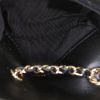 Pochette-ceinture Chanel Timeless Extra Mini en toile matelassée noire - Detail D2 thumbnail