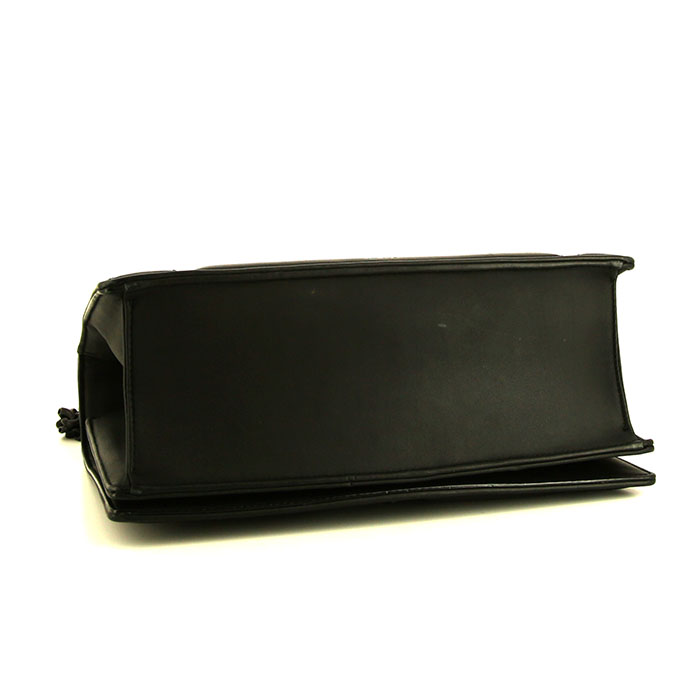 Sac bandoulière Dior Diorama en cuir noir - Detail D5