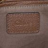 Chloé Marcie handbag in brown python and brown leather - Detail D3 thumbnail