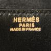 Pochette Hermes Rio en cuir box noir - Detail D3 thumbnail