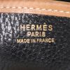 Hermes Evelyne shoulder bag in black togo leather and gold leather - Detail D3 thumbnail