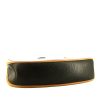 Hermes Evelyne shoulder bag in black togo leather and gold leather - Detail D4 thumbnail