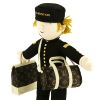 Louis Vuitton, "Groom", doll, in cotton, acrylic and polyester, with two iconic bags of the brand, monogrammed, in its original box, from the 2000's - Detail D2 thumbnail
