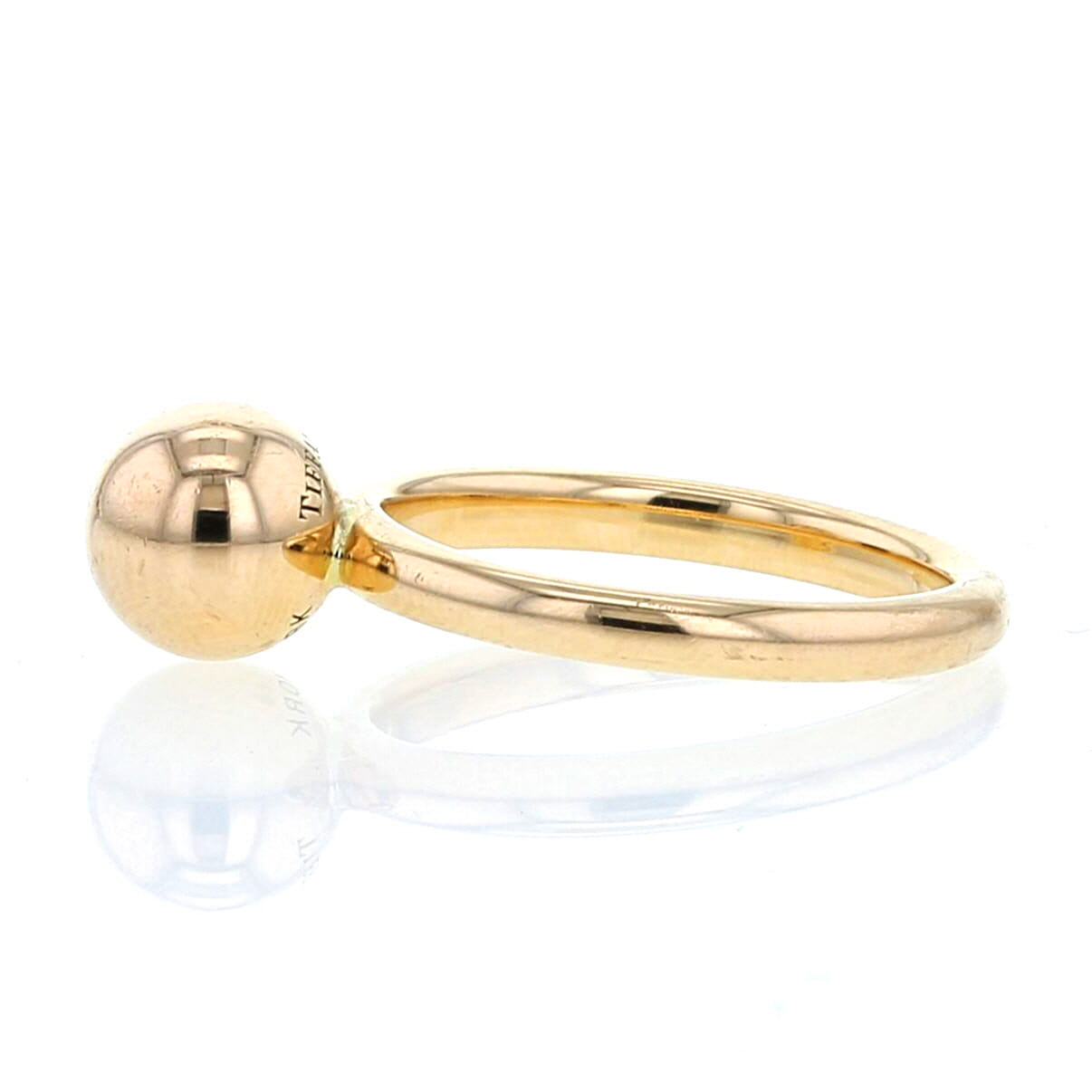Tiffany & Co City HardWear ring in pink gold - Detail D2