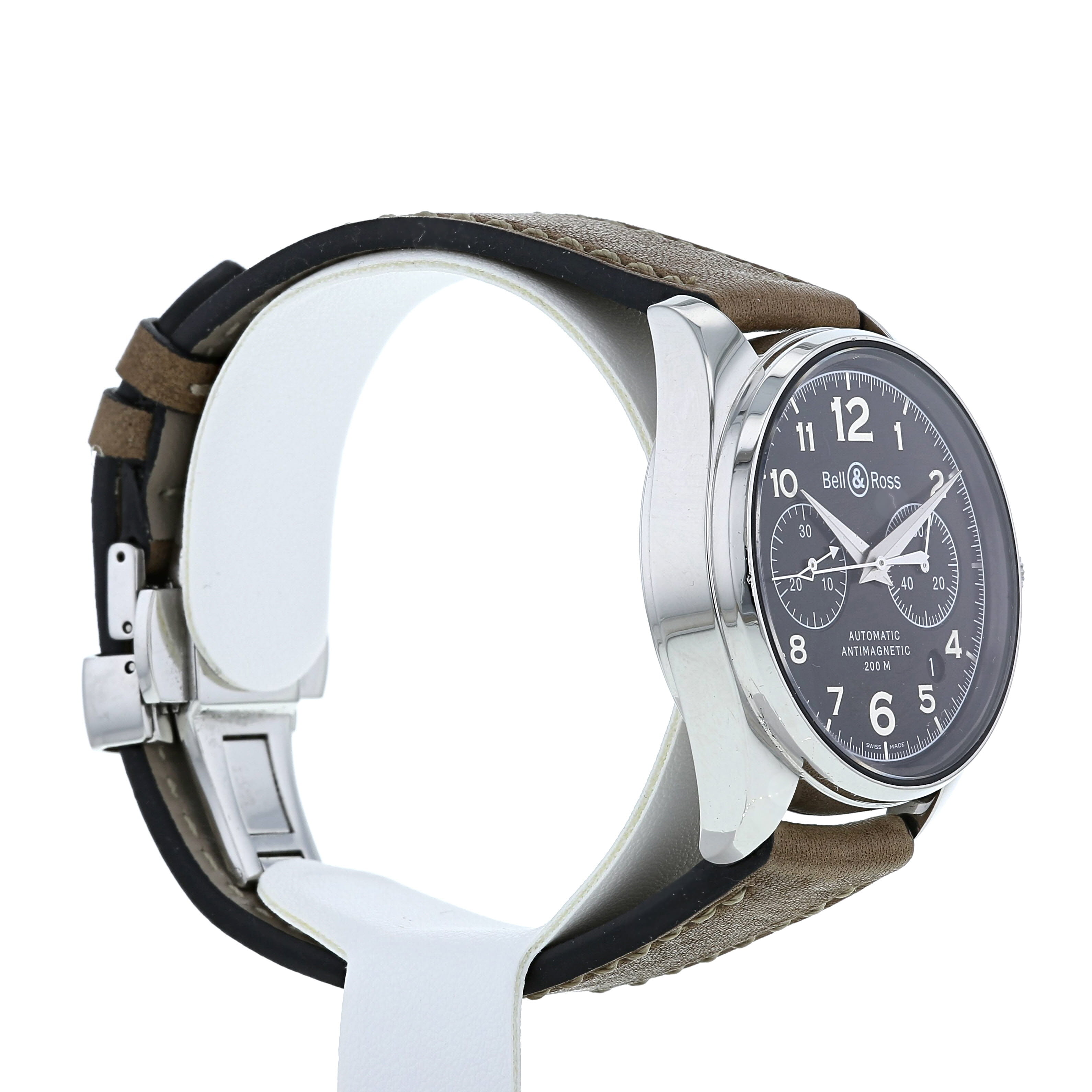 Bell & Ross Geneva 126 watch in stainless steel Circa  2000 - Detail D1