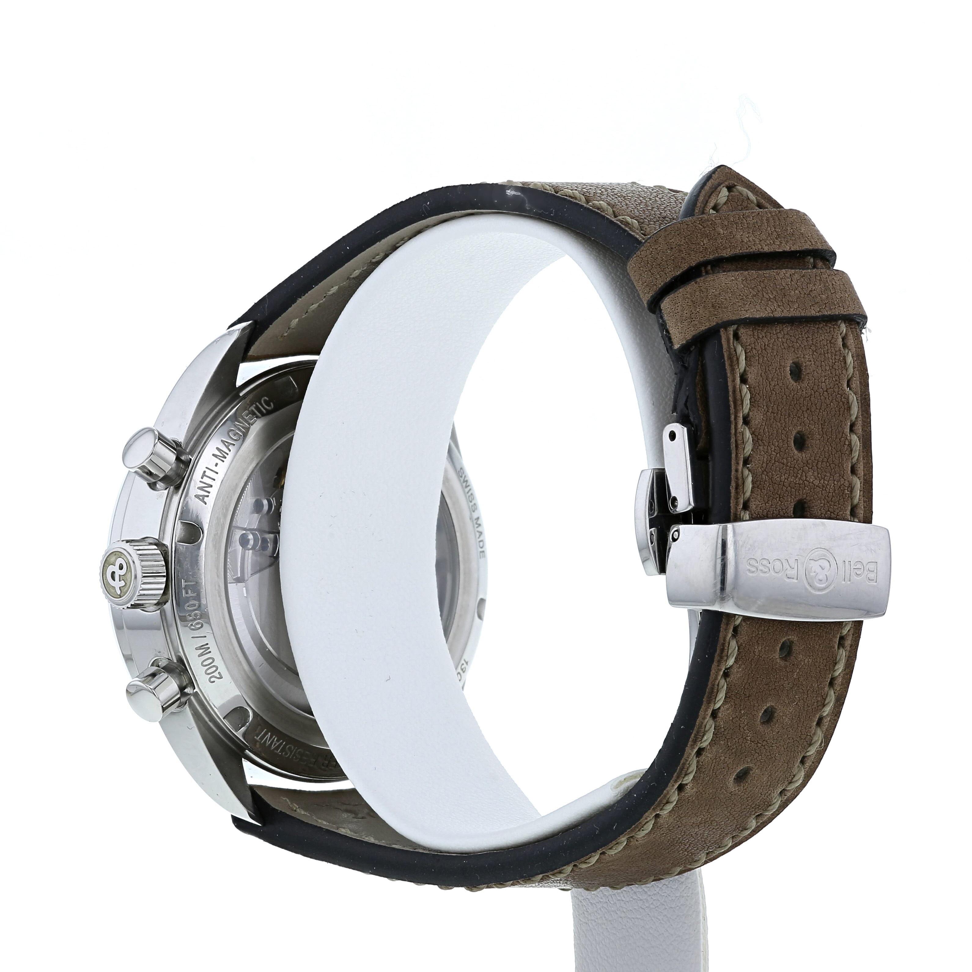 Bell & Ross Geneva 126 watch in stainless steel Circa  2000