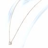 Atelier Collector Square necklace in pink gold and diamond (1,19 ct) - Detail D1 thumbnail