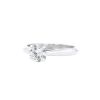Atelier Collector Square solitaire ring in white gold and in diamond (0.87 ct) - 00pp thumbnail