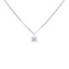 Atelier Collector Square necklace in white gold and diamond (0,46 ct.) - 00pp thumbnail