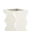 Ettore Sottsass, vase sculpture "629" de la série "Onde", en céramique émaillée blanche, édition Il Sestante, signé, création 1969 - Detail D3 thumbnail