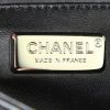 Chanel Boy shoulder bag in black quilted leather and black lizzard - Detail D4 thumbnail