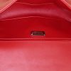 Chanel Boy shoulder bag in red quilted leather and red lizzard - Detail D3 thumbnail