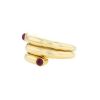 Anello Tiffany & Co by Jean Schlumberger in oro giallo e rubini - Detail D1 thumbnail