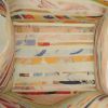 Hermès Cas du Sac small model shopping bag in off-white synthetic fabric and multicolor silk - Detail D2 thumbnail