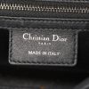 Bolso de mano Dior Lady Dior Edition Limitée modelo mediano en cuero negro - Detail D4 thumbnail