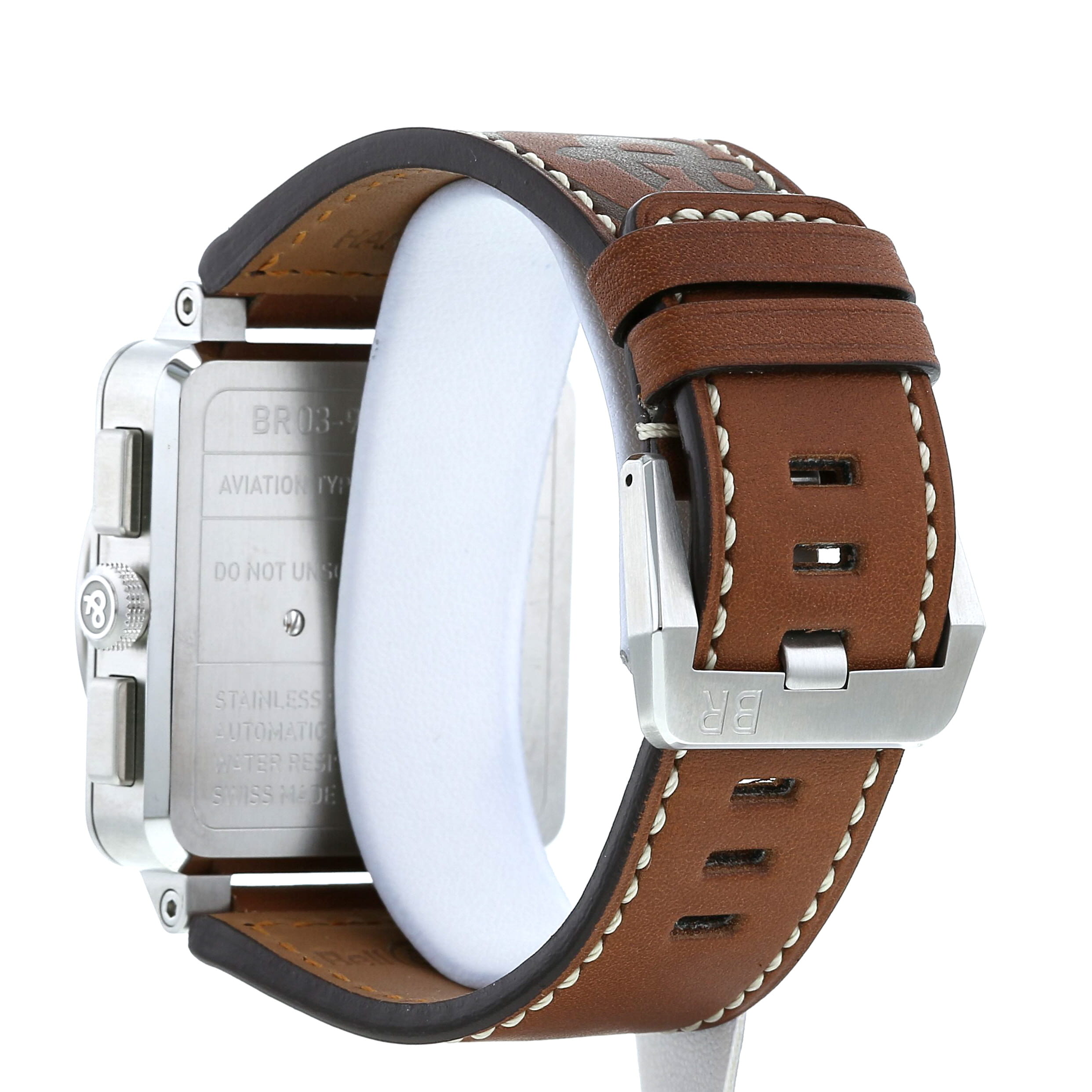 Montre Bell & Ross BR03 Golden Heritage en acier Ref : BR3-94 Vers  2018 - Detail D3