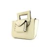 Celine handbag in off-white leather - 00pp thumbnail